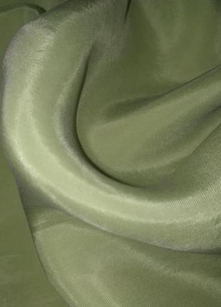Блуза шелковая нежно-салатовый цвет 100% cupro 14-16 p6 фото