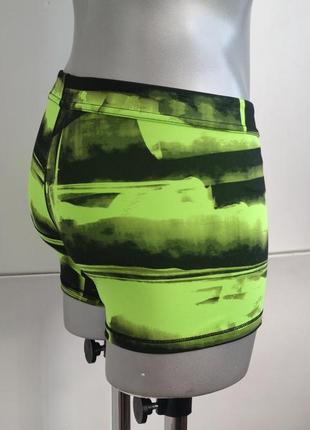 Шорти h&m sport неонового зеленого кольору3 фото