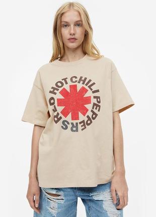 Футболка оверсайз rhcp h&amp;m