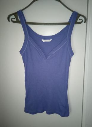 Майка топ в рубчик