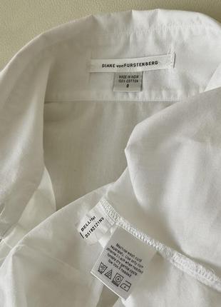 Diane von furstenberg батистова блуза сорочка бавовна9 фото