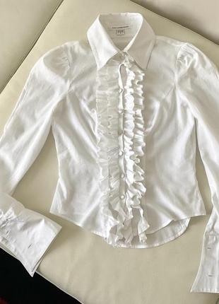 Diane von furstenberg батистова блуза сорочка бавовна6 фото