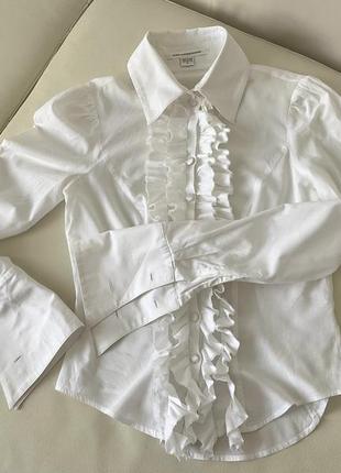 Diane von furstenberg батистова блуза сорочка бавовна7 фото