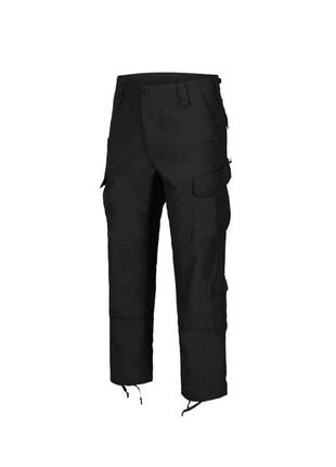 Штани helikon cpu velvet pants - polycotton riphalterneck -  black