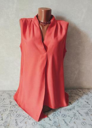 Женская блуза без рукавов из вискозы 50 размера