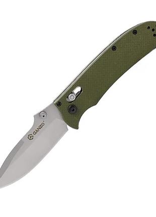 Нож складной ganzo g704 зеленый