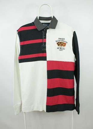 Крутая винтажная регбойка поло polo ralph lauren vintage rugby polo shirt