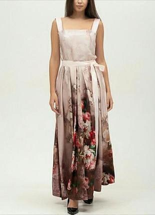 Платье платье макси шелковое