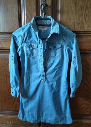 Плаття з легкого джинсу джинсове