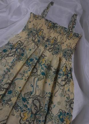 Летний сарафан платье с принтом2 фото