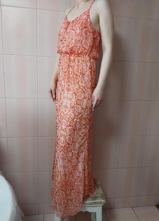 Colin's сарафан женский летний персиковый красивый модный стильный возможен обмен1 фото