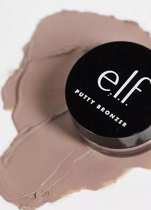 E.l.f. холодный кремовый скульптор бронзатор для контуринга лица elf putty bronzer feelin' shady