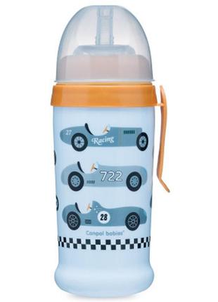 Поїльник-непроливайка canpol babies racing світло-синій 350 мл (56/516_blul)