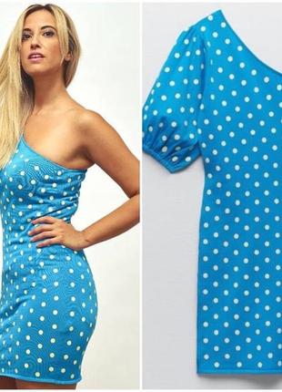 Zara polka dot  сукня в горошок з віскози6 фото