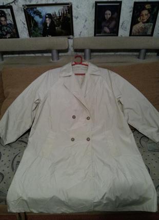 Женственный плащ-тренч-дождевик,с карманами,большого размера5 фото