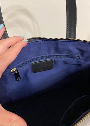 Велика класична чорна сумка шопер4 фото