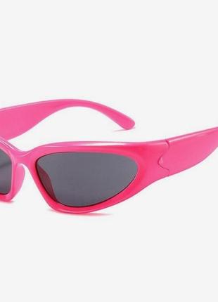 Окуляри для спорту прямокутні y2k vintage ретро 90 2000 трендові хіт y2k у2к uv400 хип хоп панк rap drill