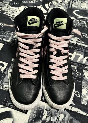 Nike blazer mid 'pink cheetah'2 фото