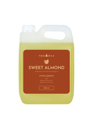 Професійна масажна олія «sweet almond» 3000 ml , daymart1 фото