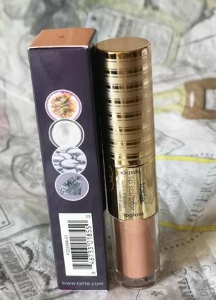 Tarte lip sculptor lipstick lipgloss in life двостороння помада та блиск для губ5 фото