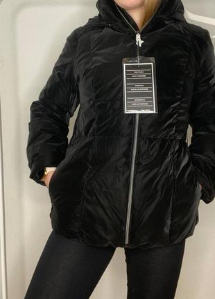 Куртка демизизонная черная guess/ женская / курточка черная демисезонная