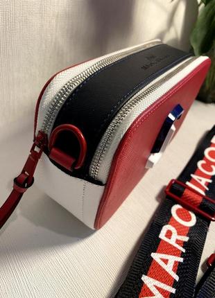 Женская стильная сумка с стиле mark jacobs в стилі марк якобс джейкобс червона4 фото