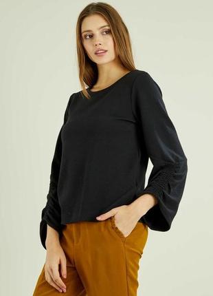 Распродажа! женская блуза из плотного рельефного трикотажа французского бренда kiabi