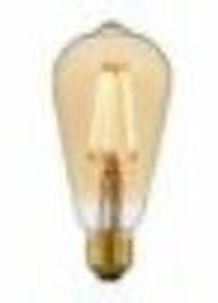 Светодиодная лампа edison defurhome vintage st58 e27, 6вт