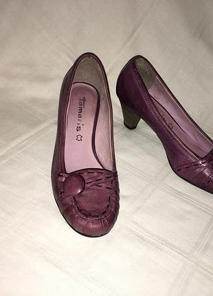 Туфли *tamaris* кожа германия р.36 (23.50см)