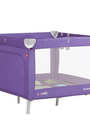 Манеж детский прямоугольный carrello grande crl-9204/1 orchid purple6 фото