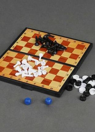 Набор настольных игр (шахматы + шашки + нарды) 3в1 5196 maximus3 фото