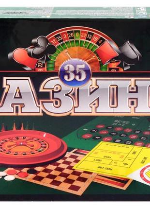 Настольная игра "казино" 35 в 1 g0002 mtoys