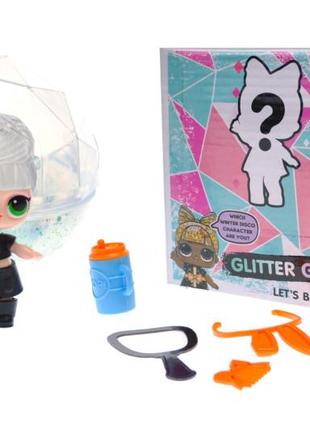 Кукла сюрприз в шаре l.o.l   amg pg1701 лол glitter globe lol winter disco шар лол