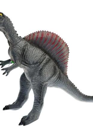 Динозавр резиновый спинозавр большой со звуком jx102-21 фото