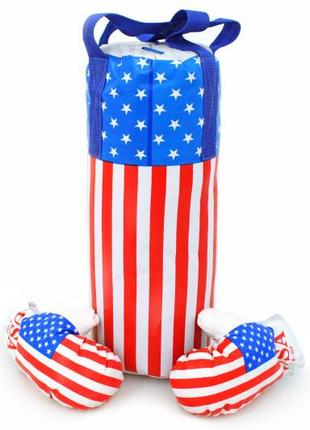 Боксерский набор "америка" большой danko детская боксерская груша с перчатками