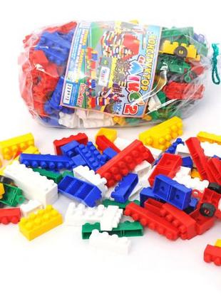 Дитячий конструктор блочний мікс-2 174 дет промтекс