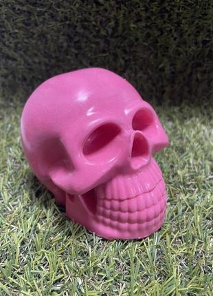 Мыло "большой череп" розовый abc1 фото