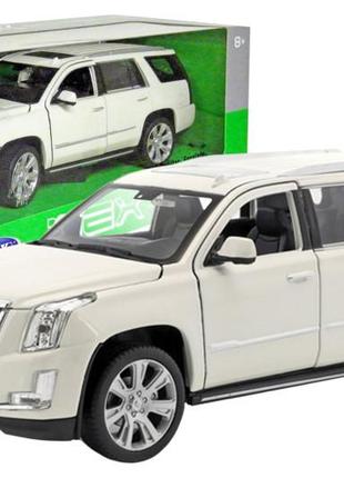 Машина металева 24084w "welly" 1:27 cadillac escalade кадилак