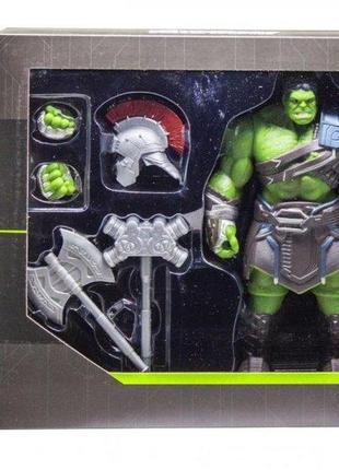 Халк гладиатор супергерой hulk gladiator 3333 из фильма "тор: рагнарёк" с 2 видами снаряжен сменные руки шлем5 фото