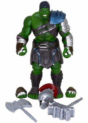 Халк гладиатор супергерой hulk gladiator 3333 из фильма "тор: рагнарёк" с 2 видами снаряжен сменные руки шлем8 фото