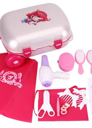 Валіза з перукарським набором 7631 технок ігровий набір стиліста