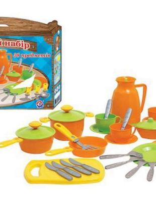 Ігровий кухонний набір №4 в коробці, 38 предметів 3275 технок