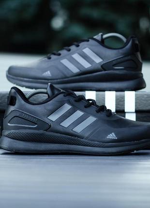 Мужские кроссовки adidas black 41-42-44-464 фото