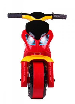 Детский мотоцикл толокар красный 5118 технок байк толокар2 фото