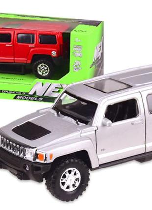 Машина хаммер металлическая 39887cw welly 1:36 hummer h3 2 цвета