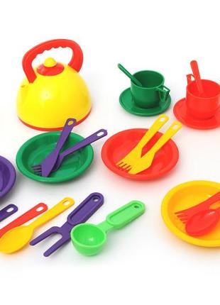 Кухонний набір дитячий іграшковий посуд 32 предмети 0637 юніка
