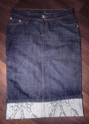Philipp plein  (оригінал) вінтажна джинсова спідниця
