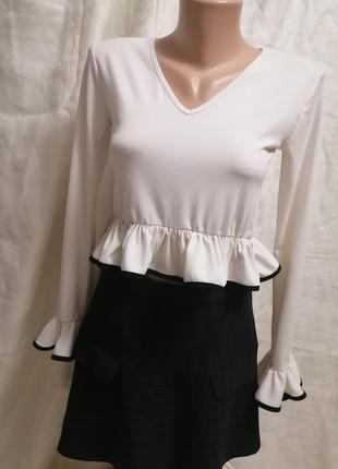 Женская блузка топ с воланами select женкая блузка топ с воланами2 фото