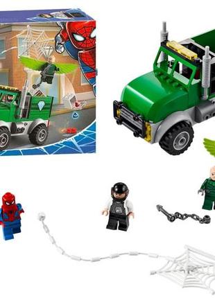 Конструктор 11497 spiderman ограбление стервятника 111 дет 11497 super heroes спайдермен