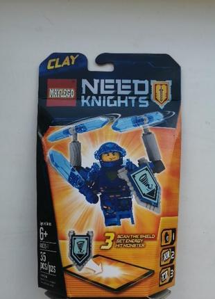 Конструктор 81639-1 мініфігурка clay клей абсолютна сила nexo knights лицарі нексо найтс